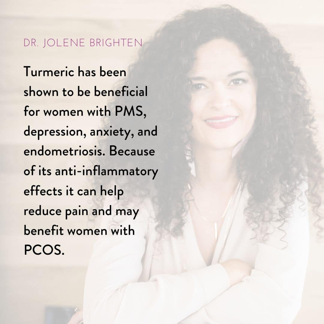 curcumin health benefits for women