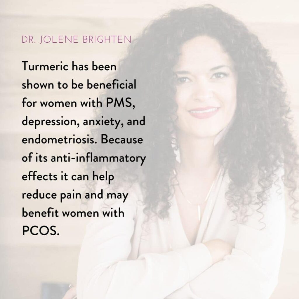 curcumin health benefits for women