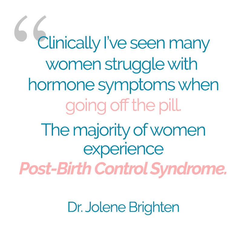Post-Birth Control Syndrome | Dr. Jolene Brighten | DrBrighten.com Post-Birth Control Syndrome | Dr. Jolene Brighten | DrBrighten.com
