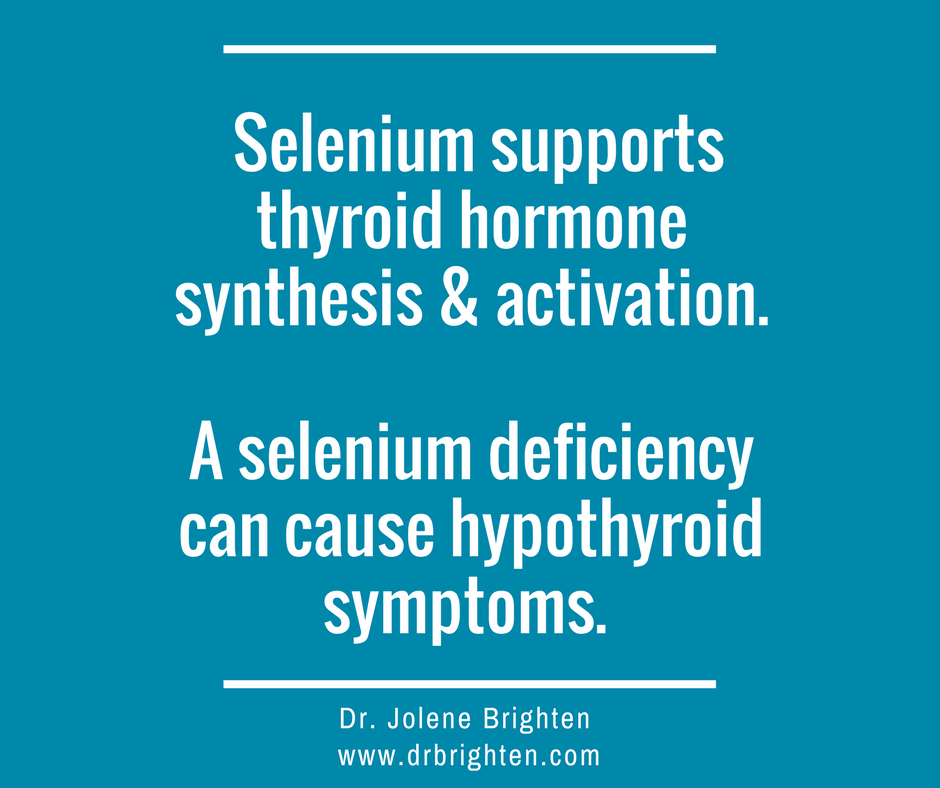 thyroid foods and nutrients selenium